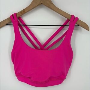 lululemon athletica Bright Pink Strappy Tank Top